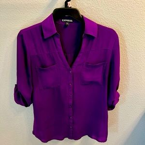 Express blouse- size small - purple